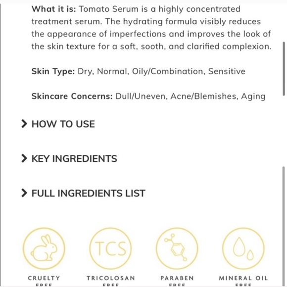 Byroe Tomato Enzyme Serum BNIB - Picture 4 of 13